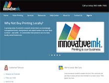 Tablet Screenshot of innovativeink.biz